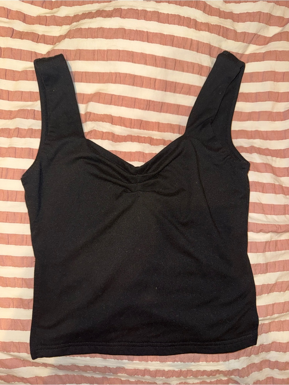 Black tank top